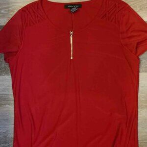 L Red Blouse